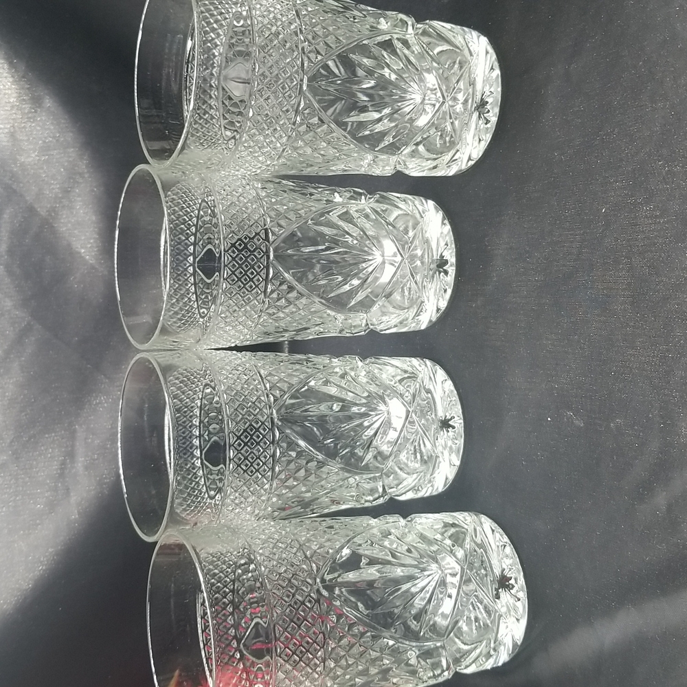 Cristal D'Arques Durand Antique Clear Pattern Highball Glasses - Picture 11 of 11